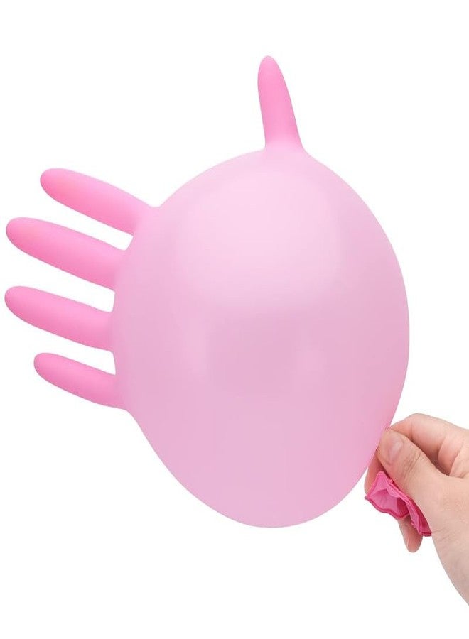 Zepham Powder Free Nitrile Hand Gloves Food Grade, Non Tearable, CE & FDA Approved (Box of 200), Made in Malaysia (Medium) Pink - Image 2
